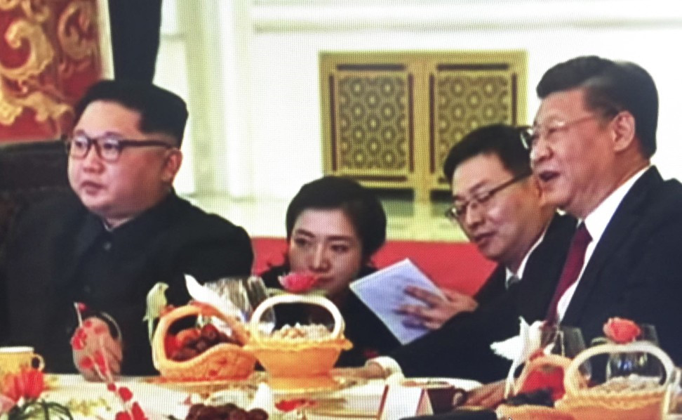 Hình ảnh hiếm hoi về chuyến đi Trung Quốc của ông Kim Jong Un